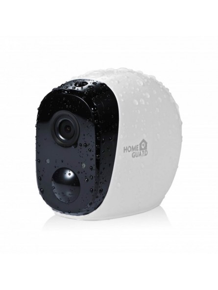 Homeguard Telecamera di sorveglianza intelligente con sensore di movimento e batteria integrata-ppal