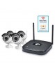 Kit CCTV WiFi 960P Kits 4 canales + 2 cámaras + 5 sensores + Disco Duro 1TB-0