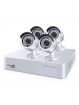 Kit CCTV cableado 1080P Platinum HD, 8 canales + 4 cámaras + Disco Duro 1TB-0