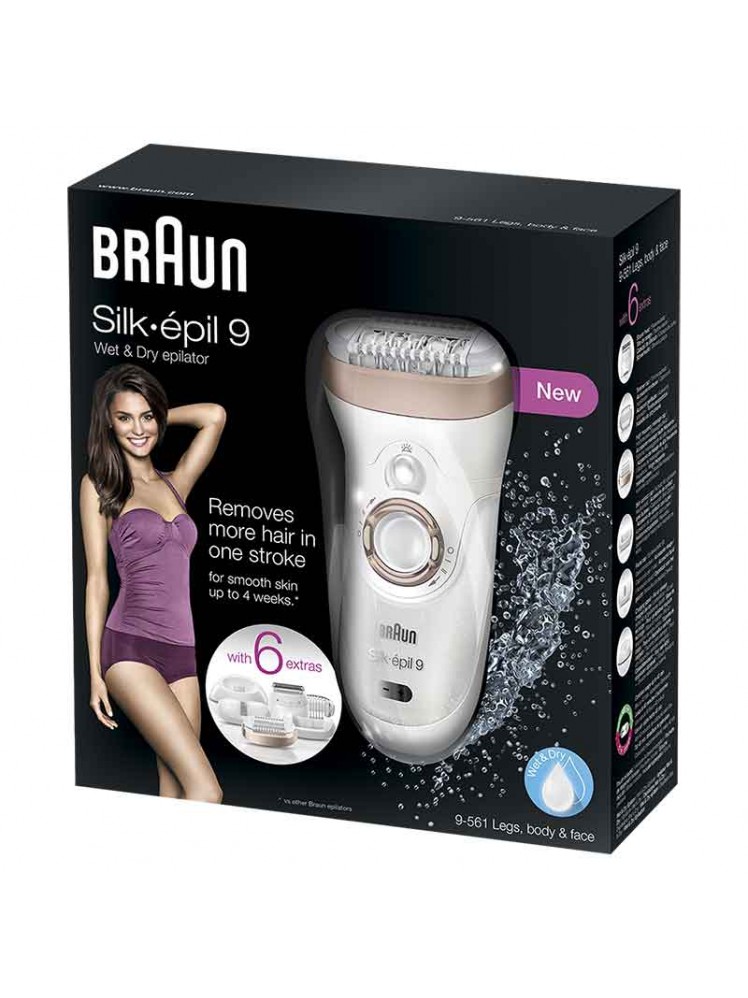 Braun Silk-épil Epilateur Bibi avec brosse de ne…