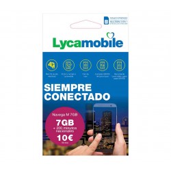 Navega M Pay-as-you-go SIM Card Lycamobile