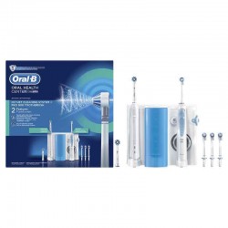 Oral-B Mundpflegestation: Elektrische Zahnbürste PRO 900 + Oxyjet Mundspülung
