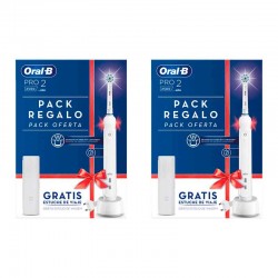 2 Pack Rechargeable Electric Toothbrushes Oral-B Pro 2 2500