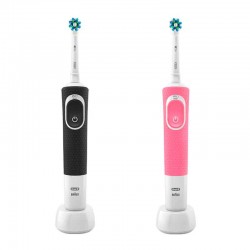 Oral-B Vitality 100 CrossAction - 2 Pack Rechargeable Electric Toothbrushes