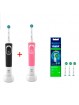 Oral-B Vitality 100 CrossAction - 2 Pack Rechargeable Electric Toothbrushes-2