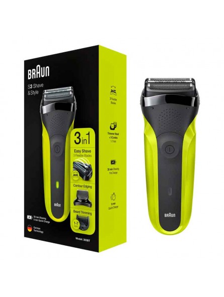 Rechargeable Electric Shaver Braun Series 3 300BT-ppal