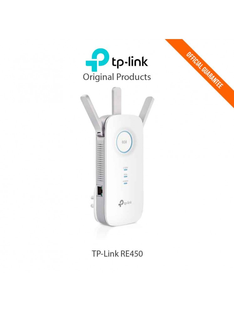 TP-LINK RE450 Prolongateur de porté Wi-Fi double bande AC1750 - Réusiné