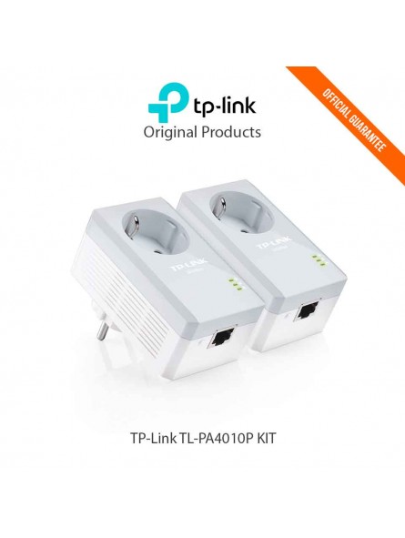 Adaptateur CPL Powerline TP-Link TL-PA4010P KIT avec prise intégrée-ppal