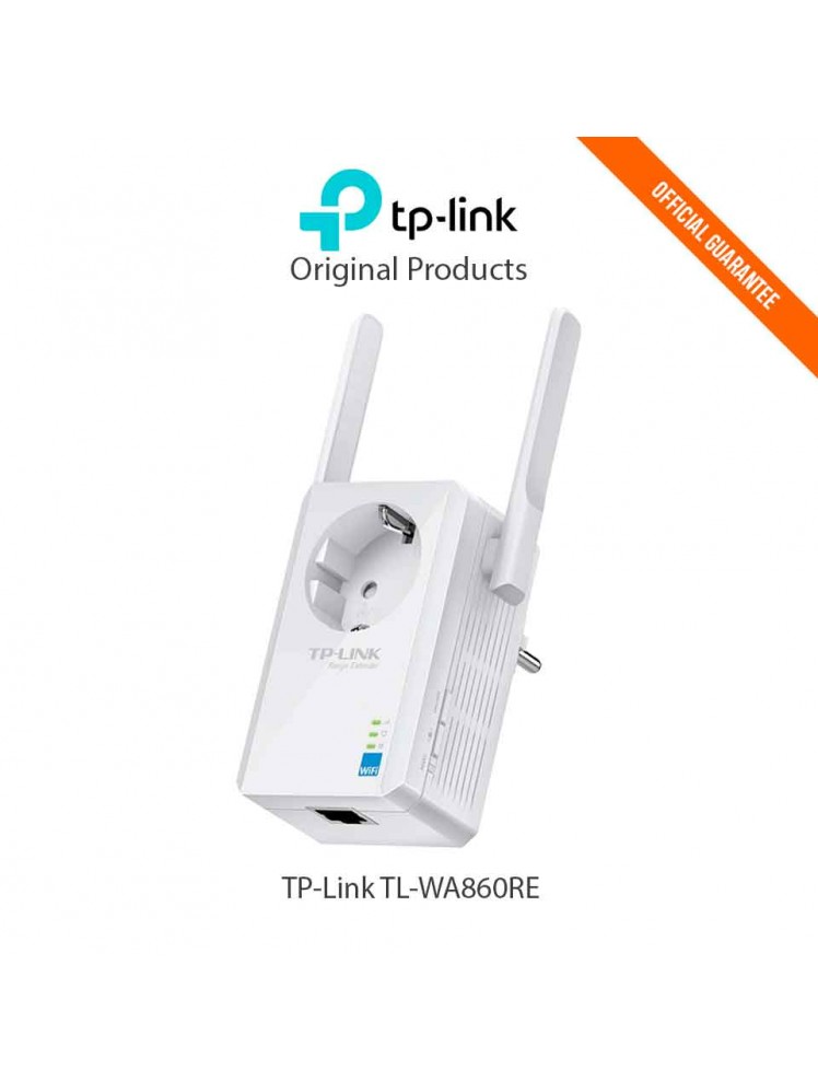 Répéteur Wifi TP-Link TL-WA860RE 300Mbps 1 Port Ethernet, Prise