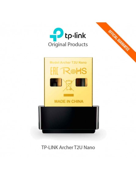 Adaptador Inalámbrico Nano USB TP-LINK Archer T2U-ppal