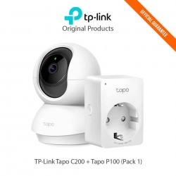 Pack Caméra TP-Link Tapo C200 + 1 Prise Tapo P100