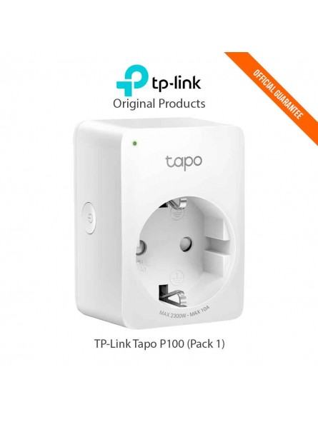 Mini prise connectée TP-Link Tapo P100 (Pack 1)-ppal