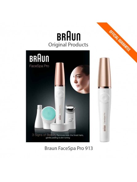Épilateur facial Braun FaceSpa Pro 913-ppal