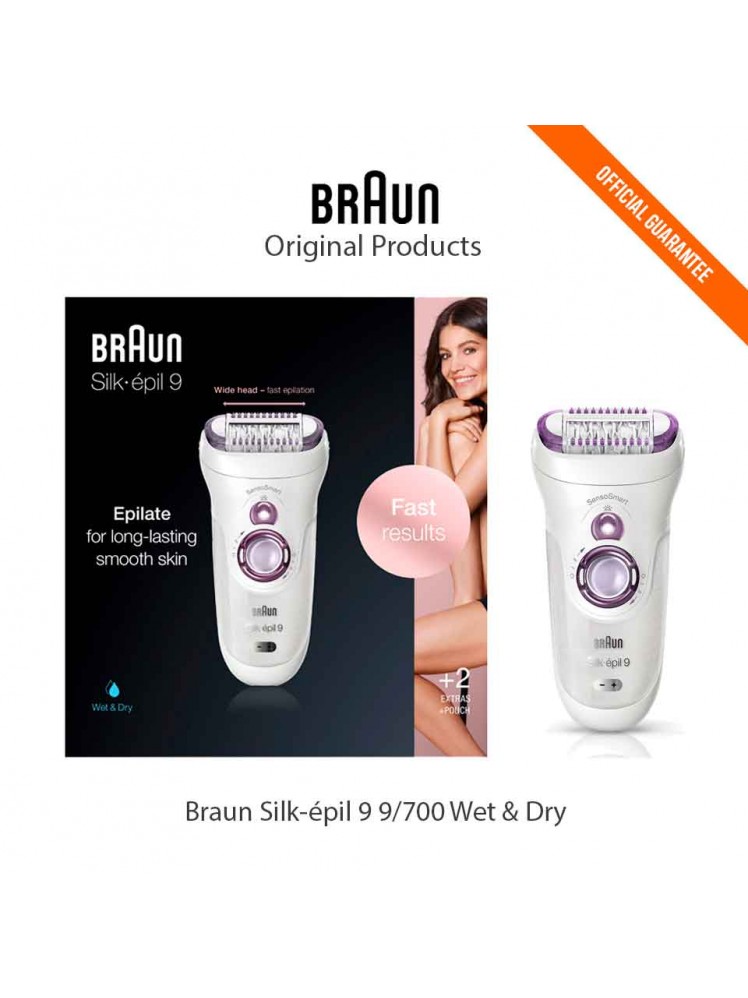 Buy Braun Silk-épil 9 9/700 SensoSmart Wet & Dry Electric Epilator