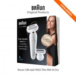 Épilateur électrique Braun Silk-épil 9002 Flex Wet & Dry