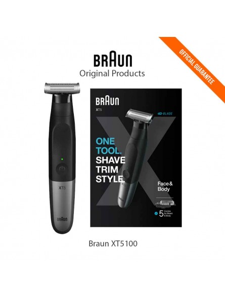 Recortadora cuerpo y barba Braun XT5100-ppal