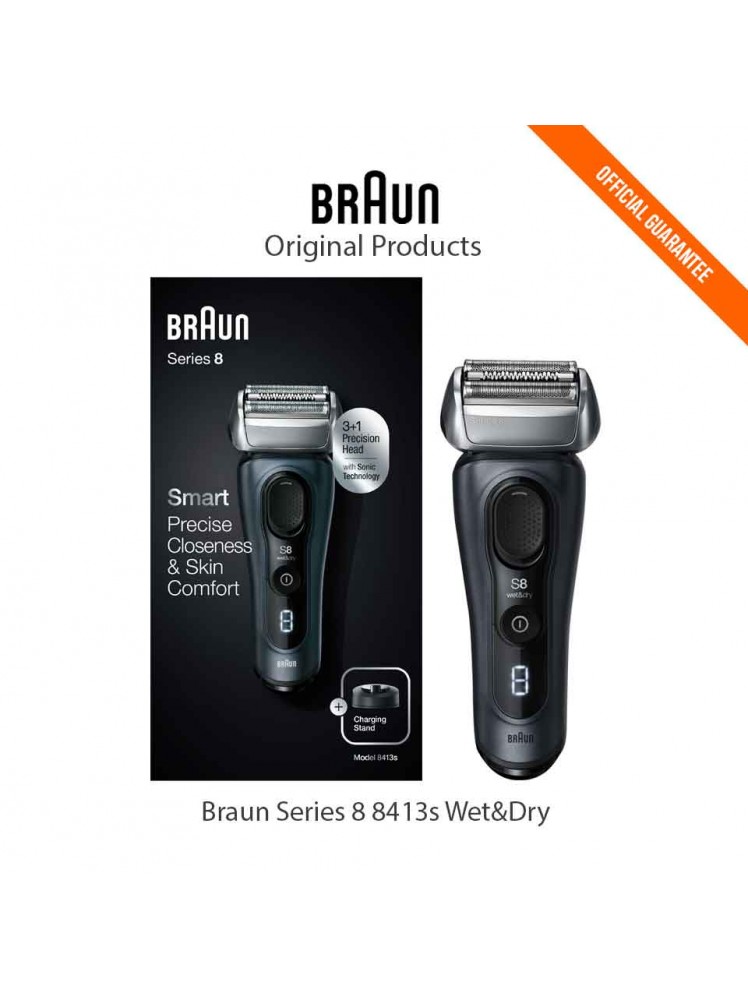 Buy Rechargeable Electric Shaver Braun Series 8 8413s Wet&Dry