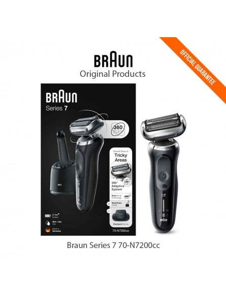 Rechargeable Electric Shaver Braun Series 7 70-N7200cc-ppal