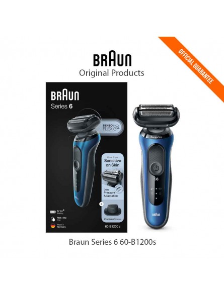 Electric Rechargeable Shaver Braun Series 6 60-B1200s-ppal