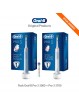 Pack 2 Spazzolini elettrici ricaricabili Oral-B Pro 3 3000 + Pro 3 3700-0