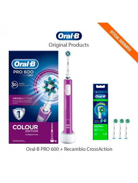 Oral-B PRO 600 CrossAction Elektrische Zahnbürste-ppal