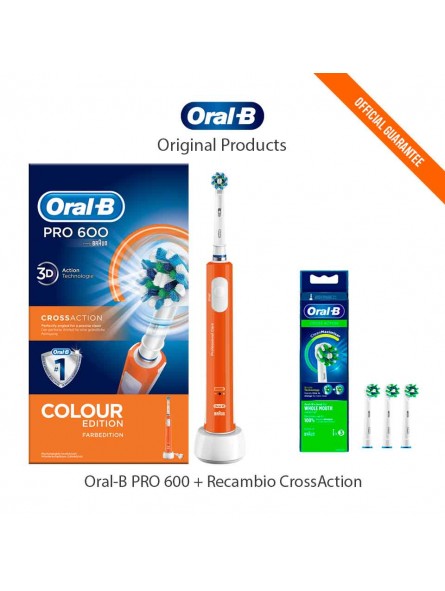 Brosse à dents électrique Oral-B PRO 600 CrossAction-ppal