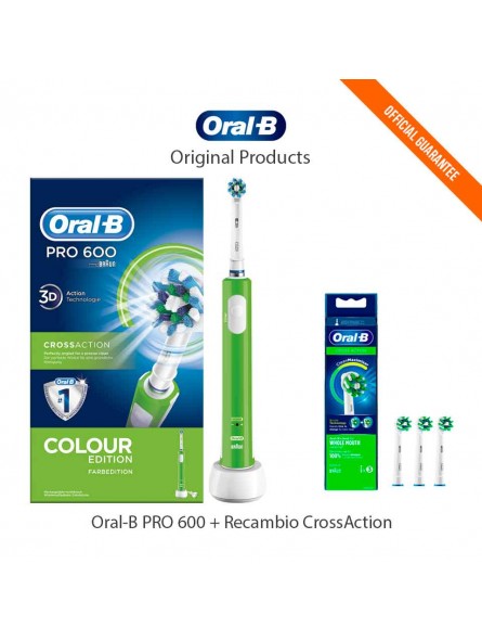 Cepillo Eléctrico Oral-B PRO 600 CrossAction-ppal