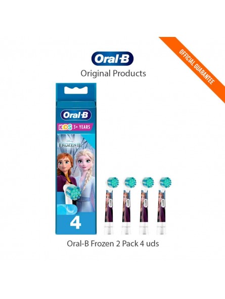 Replacement Toothbrush Heads Oral-B Frozen 2-ppal