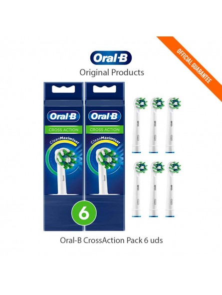 Replacement Toothbrush Heads Oral-B CrossAction-ppal