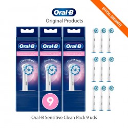 Replacement Toothbrush Heads Oral-B Sensitive Clean