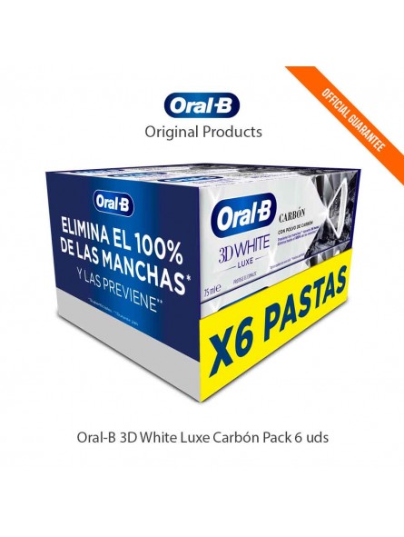 Dentifrice Oral-B 3D White Luxe Charbon-ppal