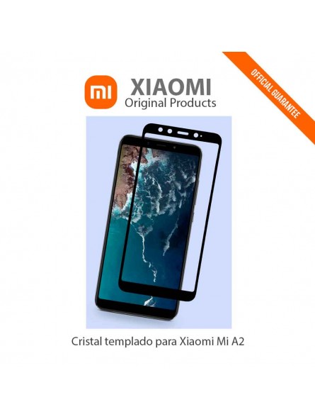 Cristal templado oficial para Mi A2 de Xiaomi-ppal