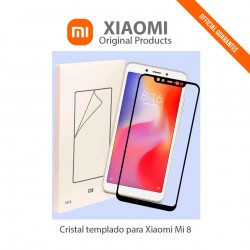 Cristal templado oficial para Mi 8 de Xiaomi
