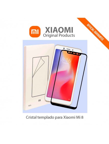 Cristal templado oficial para Mi 8 de Xiaomi-ppal