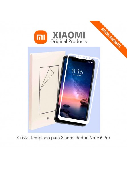 Cristal templado oficial para Redmi Note 6 Pro de Xiaomi-ppal