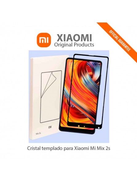 Cristal templado oficial para Mi Mix 2s de Xiaomi-ppal
