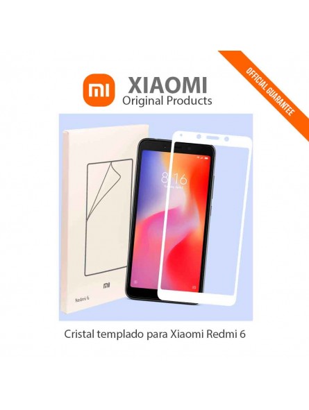 Cristal templado oficial para Redmi 6 de Xiaomi-ppal