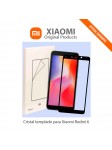 Cristal templado oficial para Redmi 6 de Xiaomi
