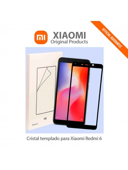 Verre trempé officiel pour Redmi 6 de Xiaomi-ppal