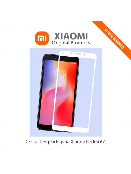 Cristal templado oficial para Redmi 6A de Xiaomi-ppal