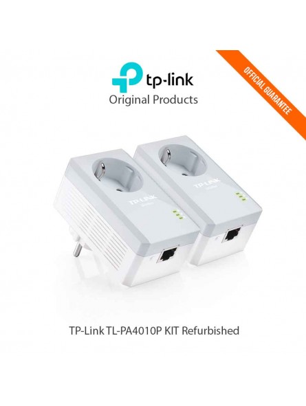Adaptador Powerline TP-Link TL-PA4010P KIT con enchufe incorporado Reacondicionado-ppal