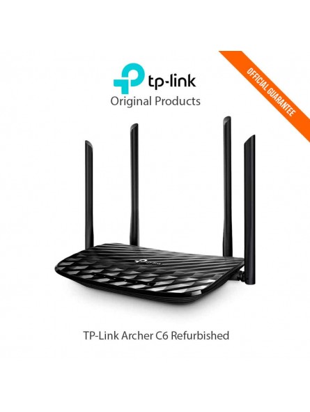 TP-Link Archer C6 Gigabit WiFi Router - Refurbished-ppal