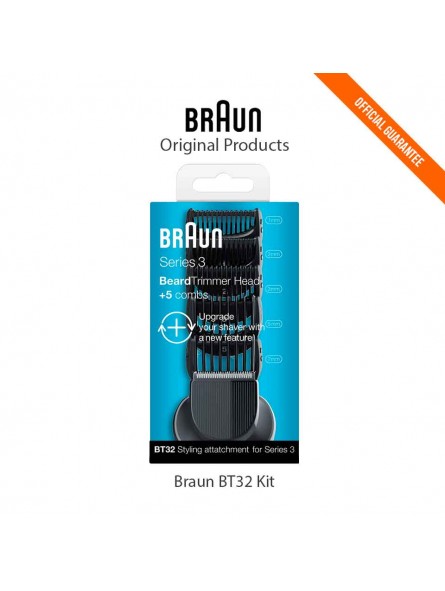 Pack Cabezales para Recortadora Braun BT32 Kit-ppal