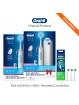 2 Pack Rechargeable Electric Toothbrushes Oral-B Pro 3 3500-0