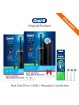 2 Pack Rechargeable Electric Toothbrushes Oral-B Pro 3 3500-0