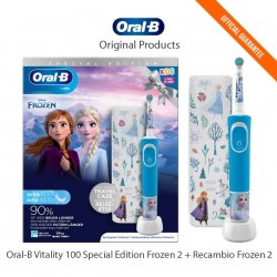 Cepillo de dientes eléctrico niños Oral-B Vitality 100 Kids Box Special Edition Frozen 2