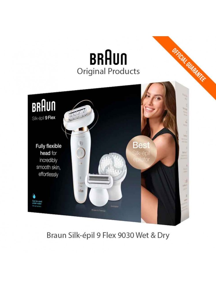 Depiladora Eléctrica Braun Silk-épil 9 Flex 9030 Wet & Dry