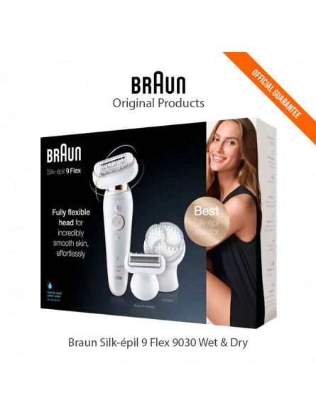 Depiladora Eléctrica Braun Silk-épil 9 Flex 9030 Wet & Dry-ppal