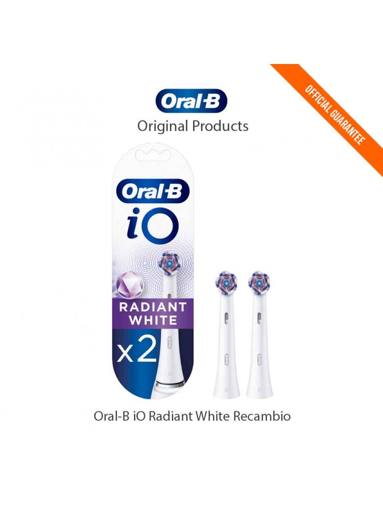 Oral-B iO Gentle Care Cabezales De Recambio, Pack De 2 Unidades, Higiene  dental accesorios