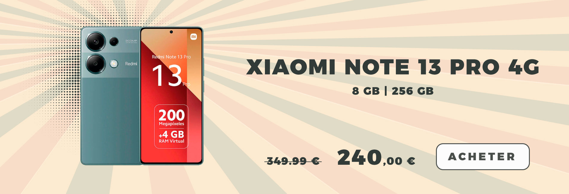 Xiaomi Redmi Note 13 Pro 4G Versión Global